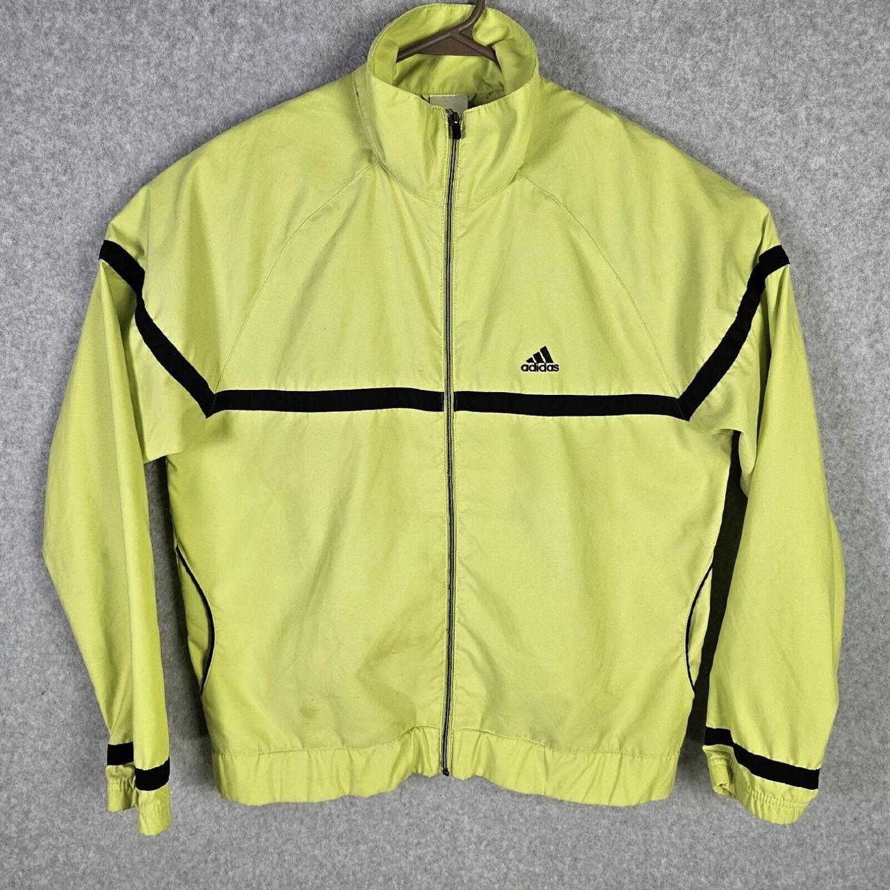 Adidas Windbreaker Womens Large High Visibility