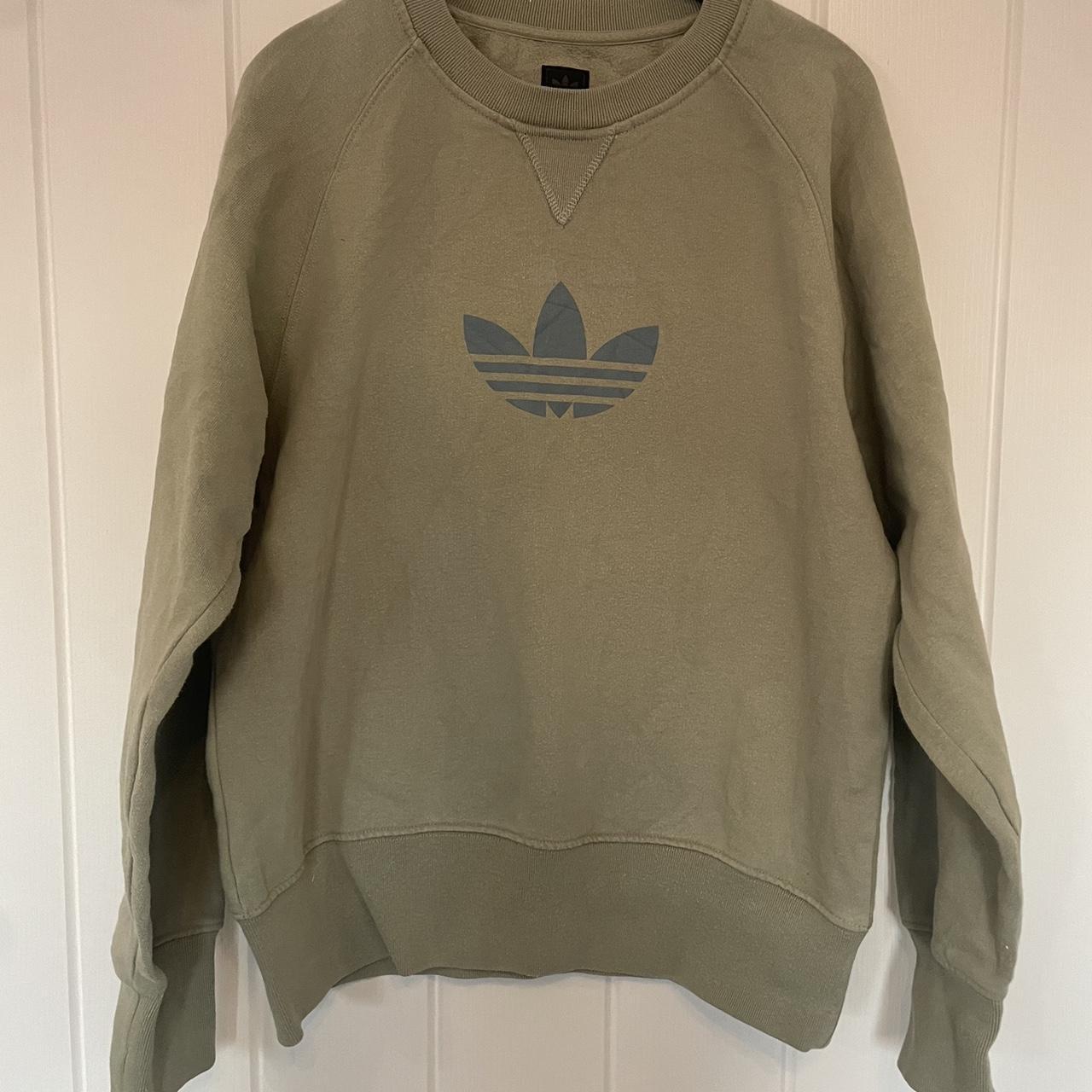 Khaki green adidas fashion jumper