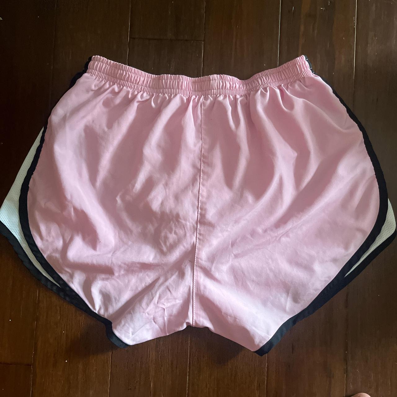 pastel pink nike shorts
