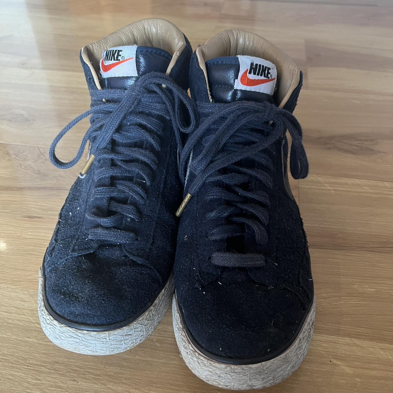 nike blazer high womens navy