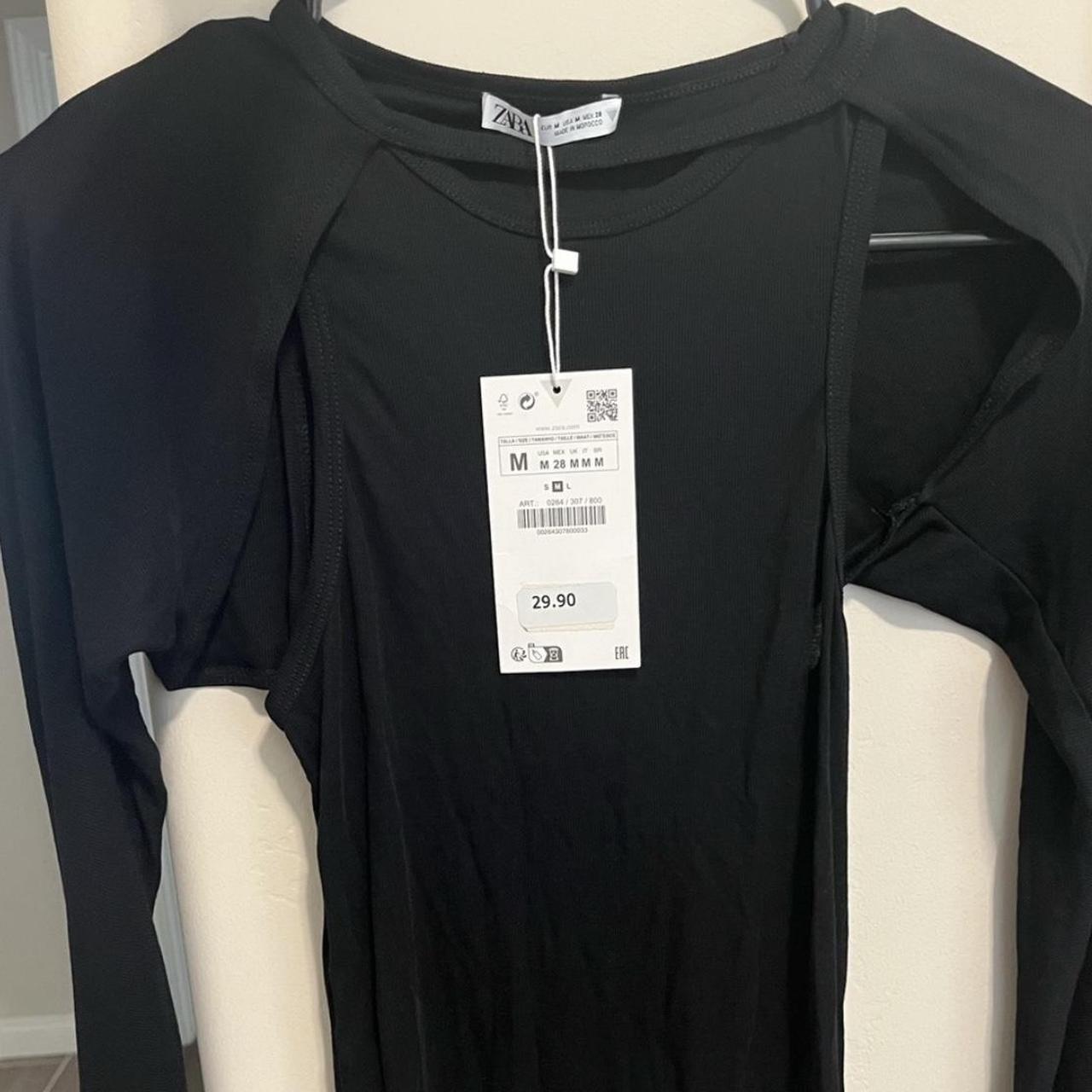 Zara tank with attached shrug (arm sleeves are a