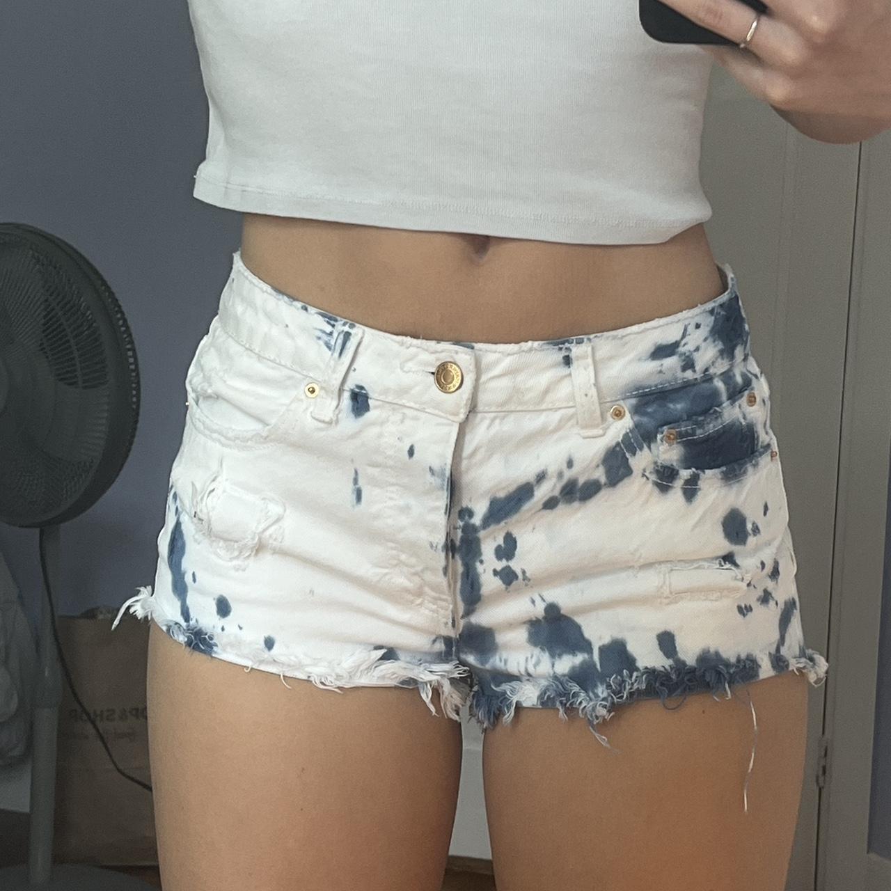 Forever 21 Tie Dye Jean Shorts, Size: US