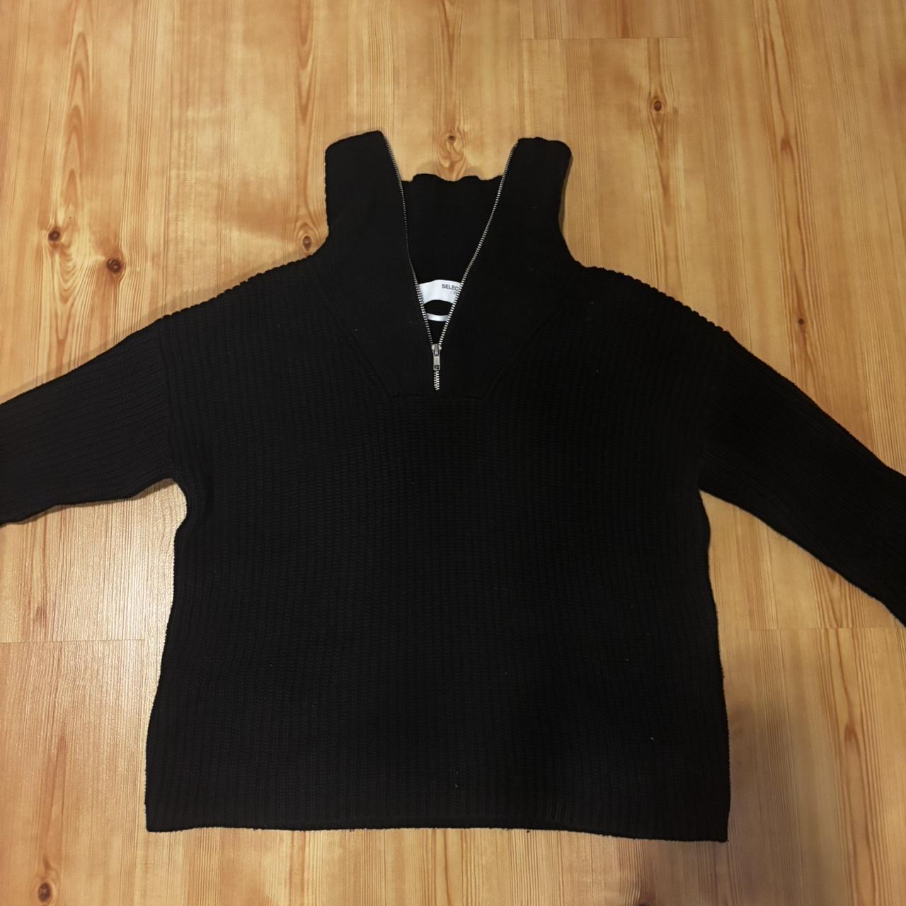 Selected femme women's black jumper