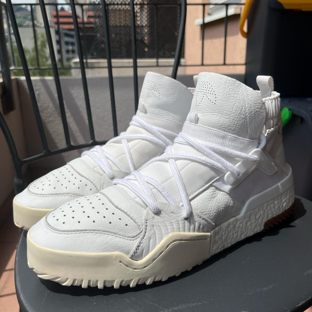 Adidas aw bball white deals