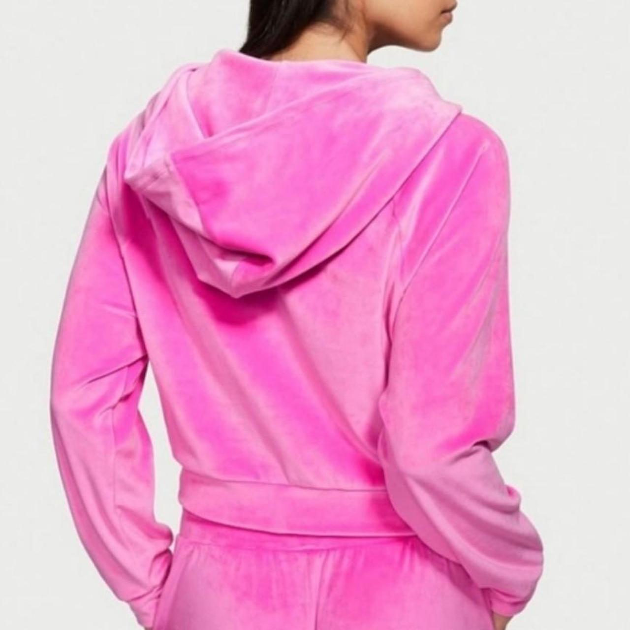 Top Victoria secret velour hoodie