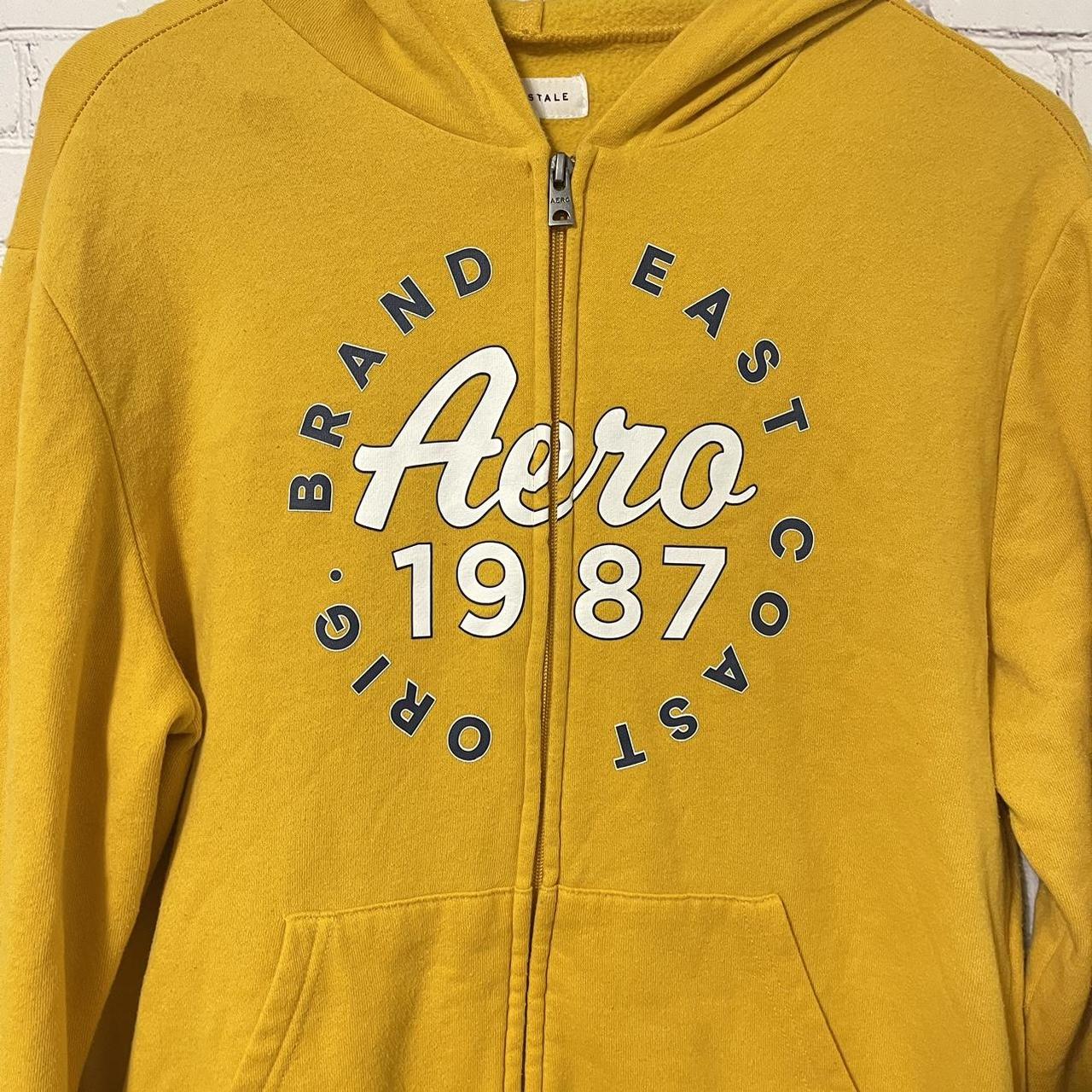 Aeropostale yellow hoodie best sale