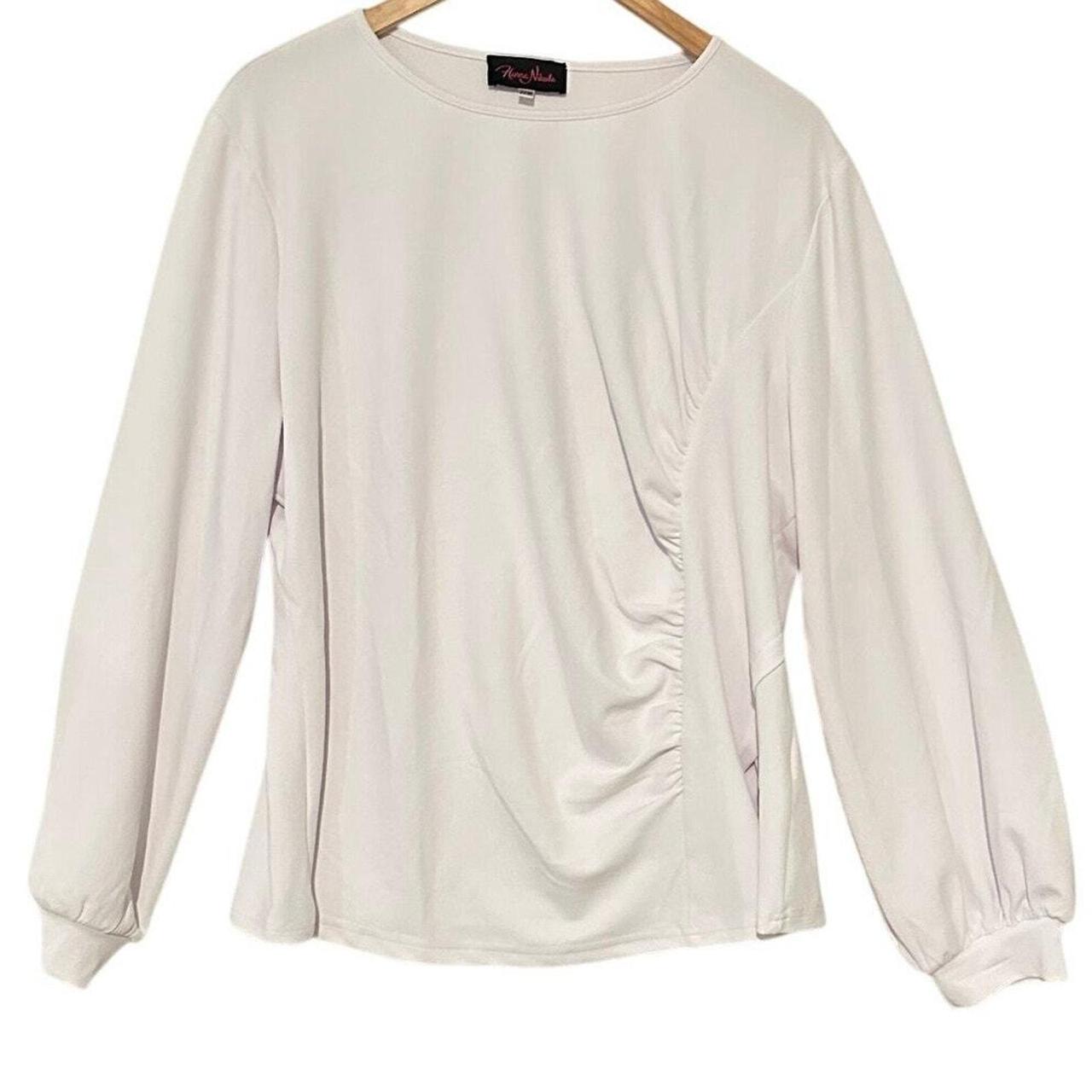 Source Unknown Women's Blouse - White – This clas… - image 1