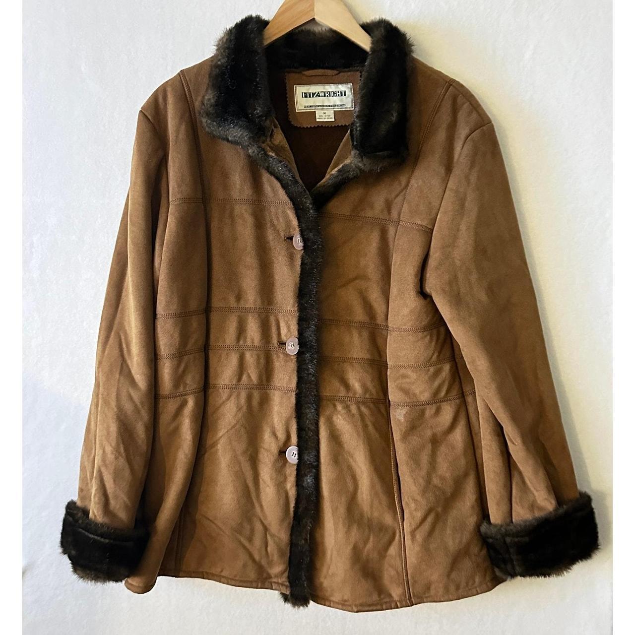 Source Unknown Women's Shacket Jacket - Brown - M… - image 1