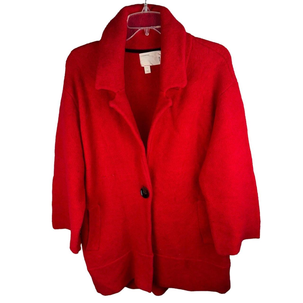 Anthropologie red coat best sale