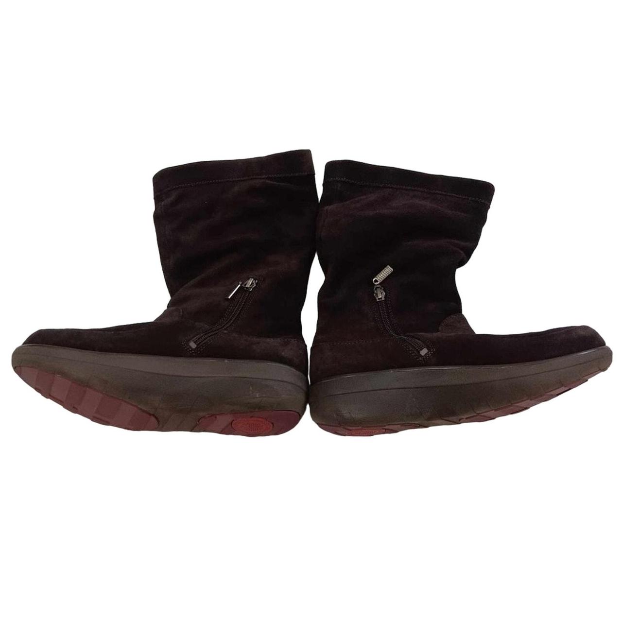 Fitflop Wobble Board Boots FitFlop Superboot Chocolate Brown Suede