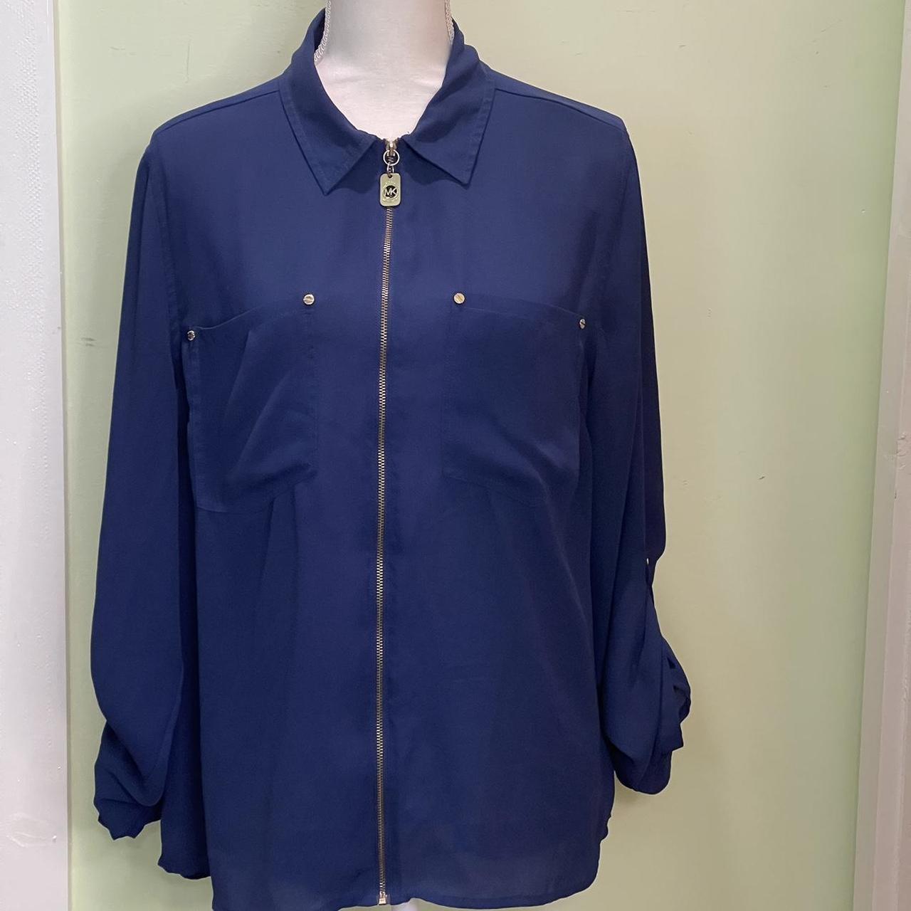 Michael Kors Blouse Zip up Front