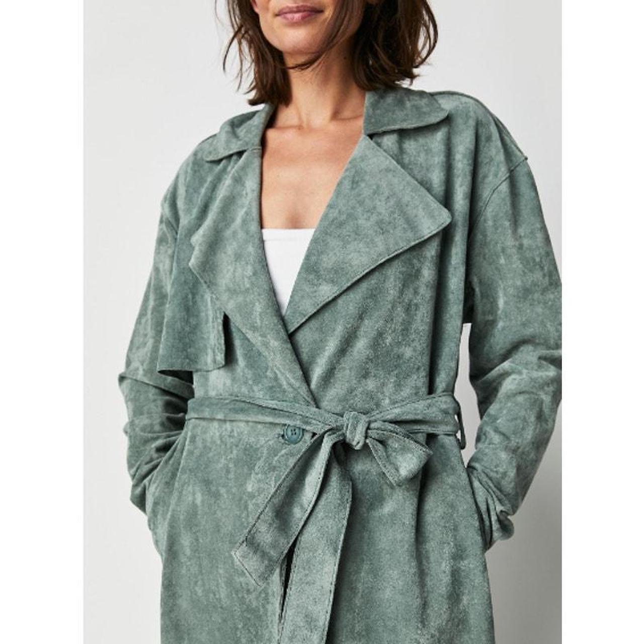 Blanc nyc faux suede trench fall essential offers trench coat