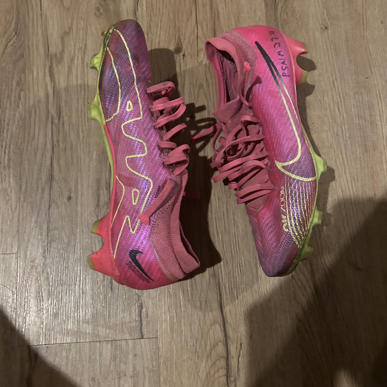 mercurial pink cleats