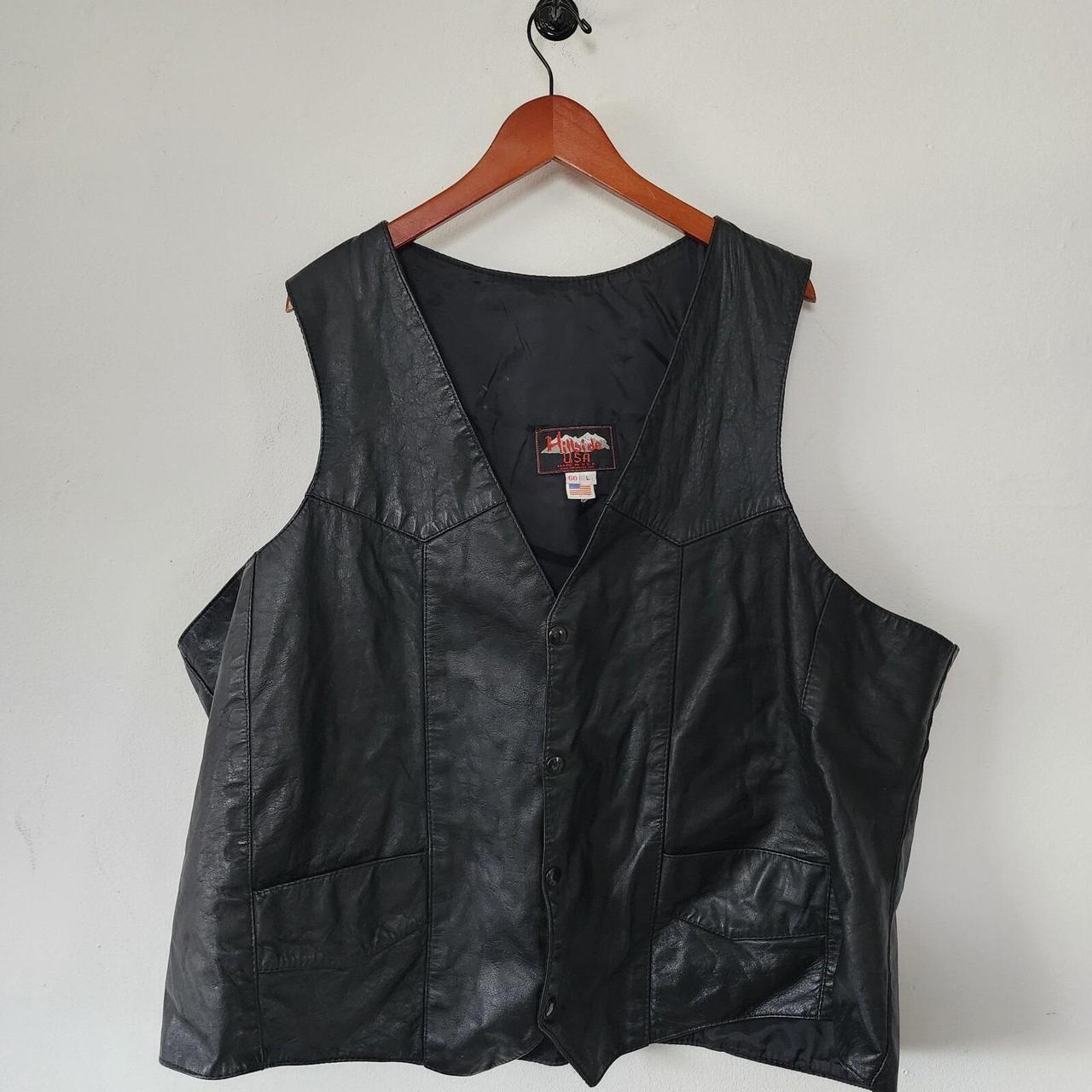 Men's Vest - Black - 3XL – Hillside USA Leather B… - image 3