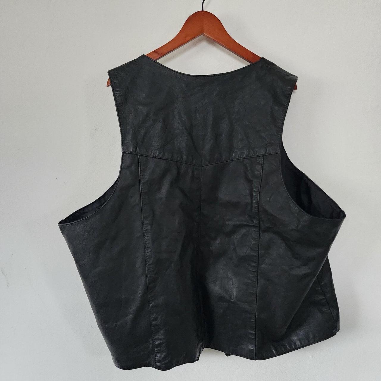 Men's Vest - Black - 3XL – Hillside USA Leather B… - image 4
