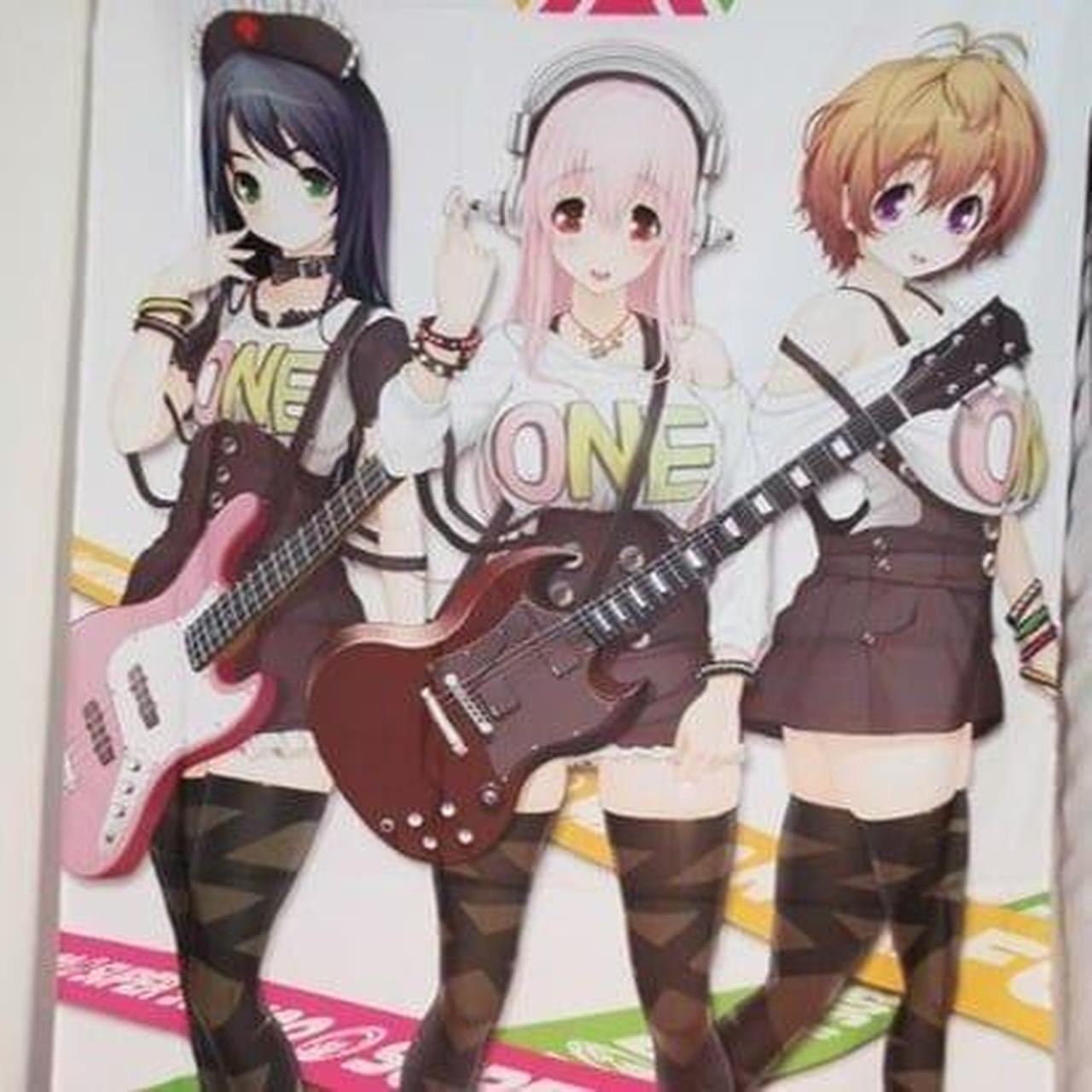 Super Sonico Cloth Poster Tapestry Kawaii Anime... Depop