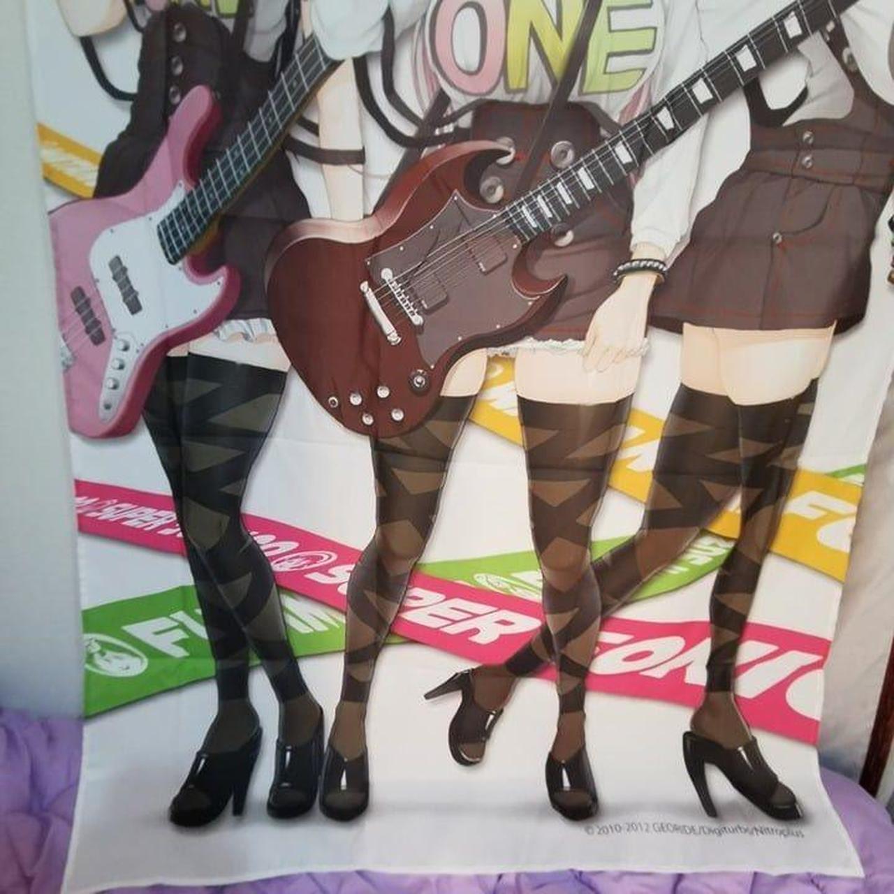 Super Sonico Cloth Poster Tapestry Kawaii Anime... Depop