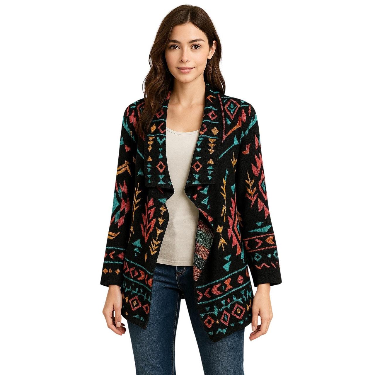 Source Unknown Women's Jacket - Multi/Black - M –… - image 1