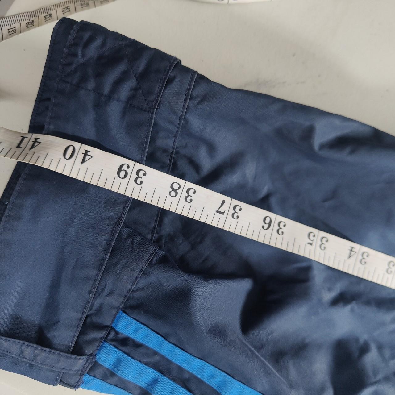 Adidas VESPA tracksuit bottoms size medium blue zip | Depop