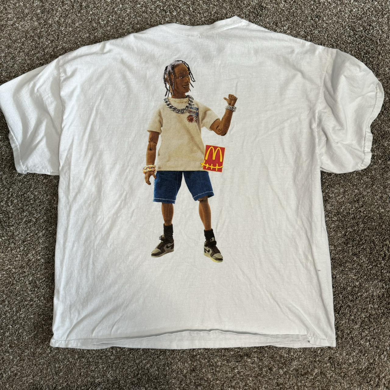 Travis outlets Scott x Mcdonalds Polo Shirt Medium