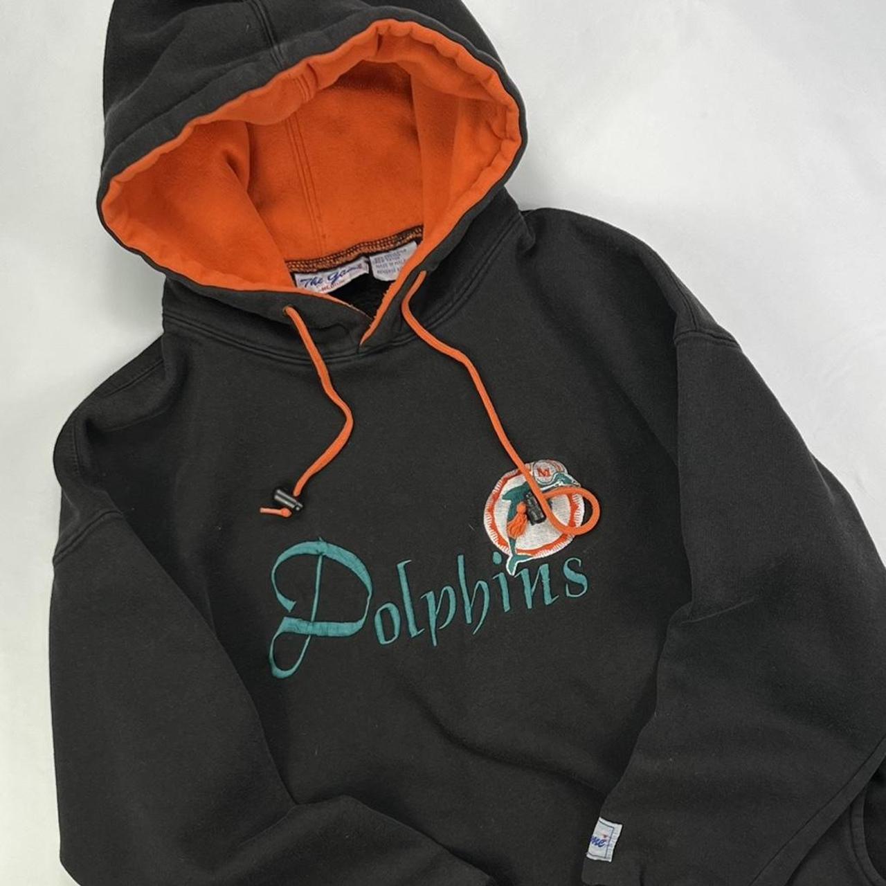 90s THE GAME MIAMI DOLPHINS EMBROIDERED - Depop