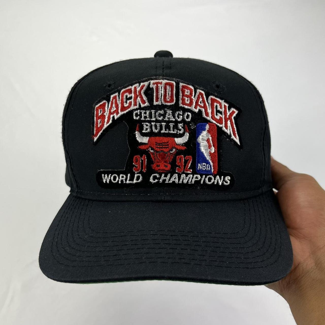 1991 Chicago Bulls Hat Vintage clothing/material - Depop