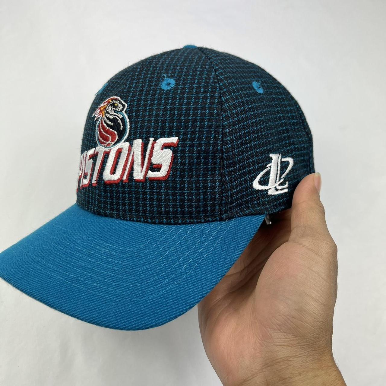 Detroit Pistons Vintage 90s Logo Athletic Snapback  - Depop