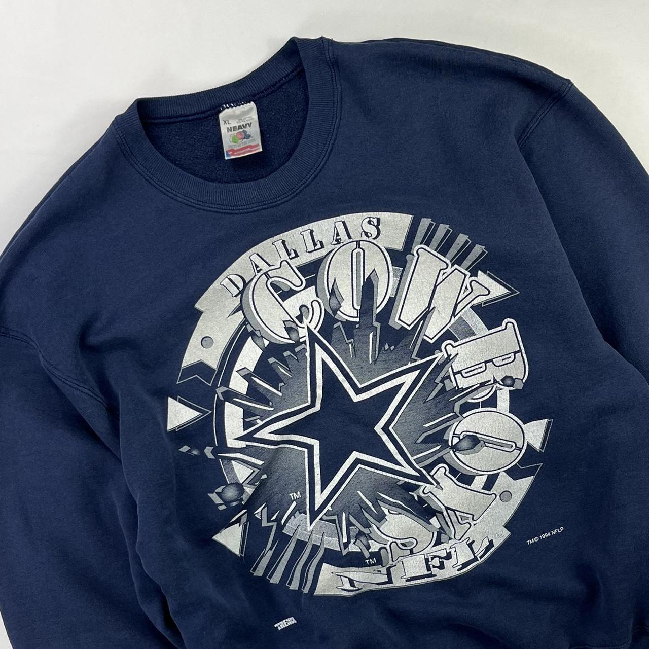 Vintage Dallas Cowboys Crewneck Sweatshirt Fruit of the Loom 