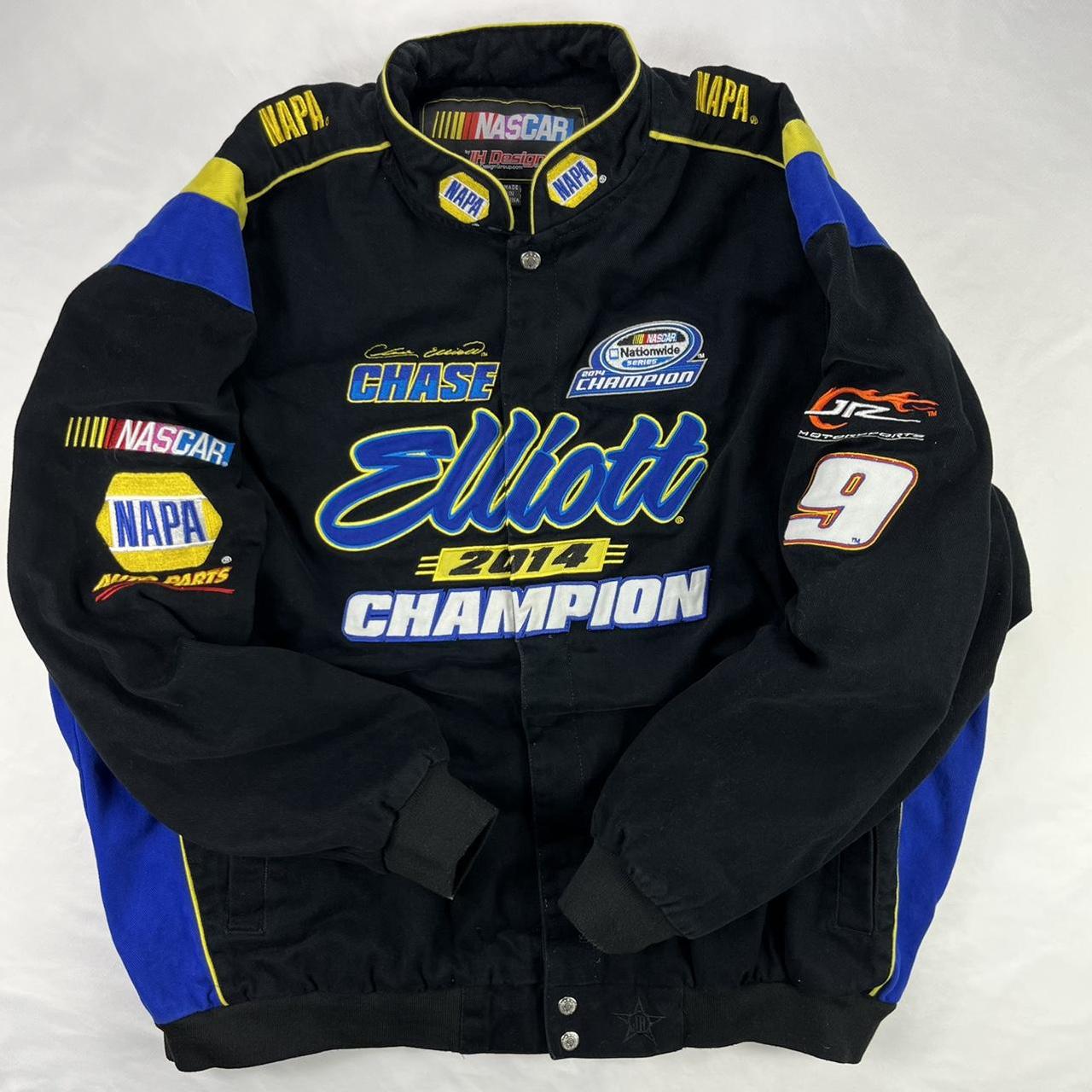 CHASE ELLIOT NATIONWIDE SERIES CHAMPION EMBROIDERED... - Depop