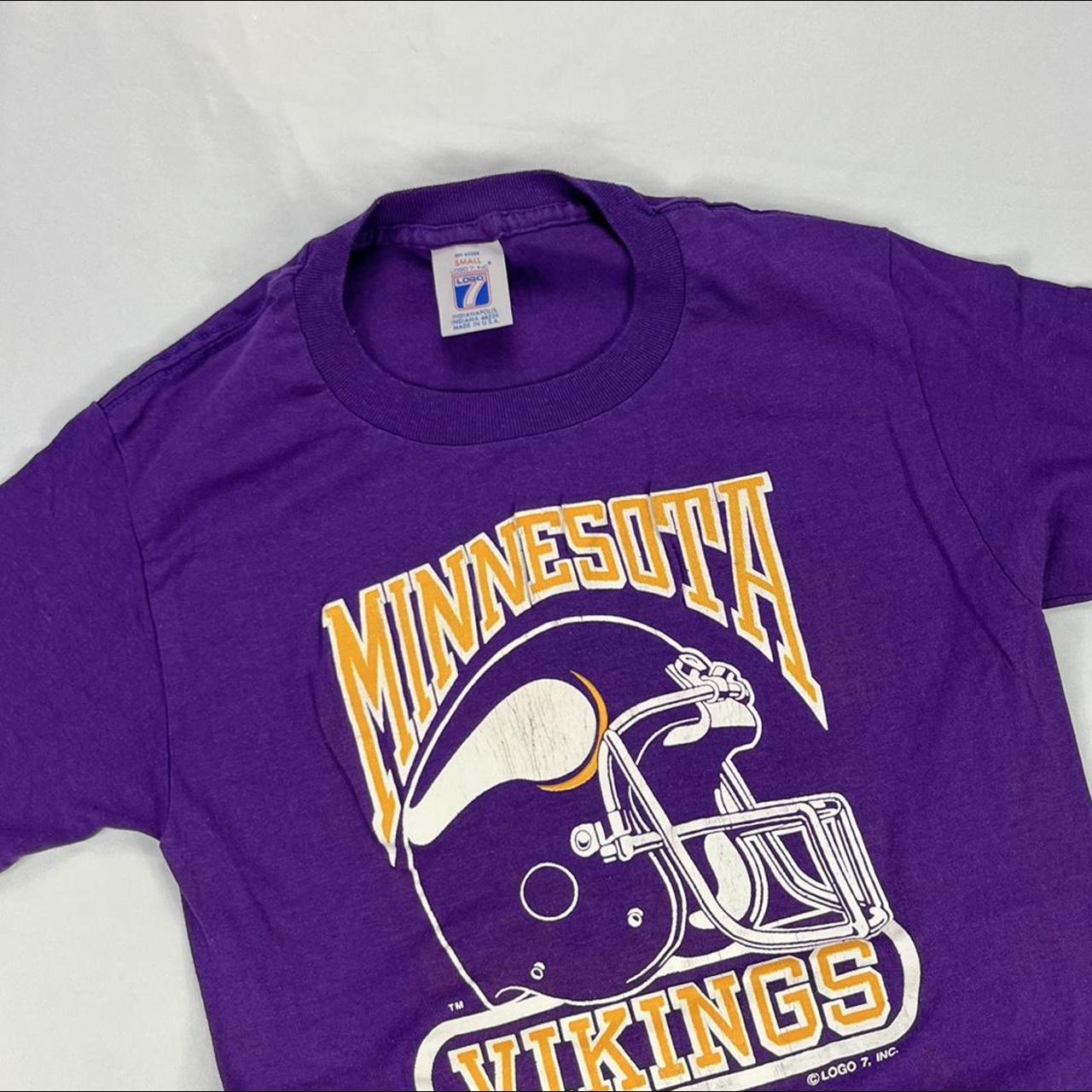 Small 90s Minnesota Vikings Shirtvintage Vikings Shirt90s 