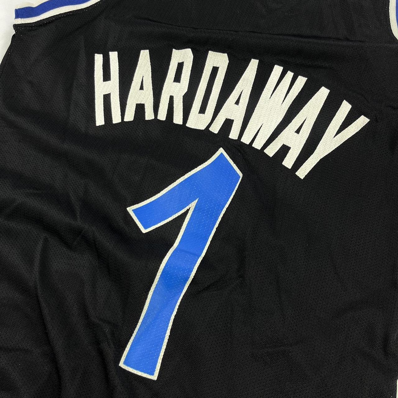 Champion Orlando Hardaway basketball jersey Black - Depop