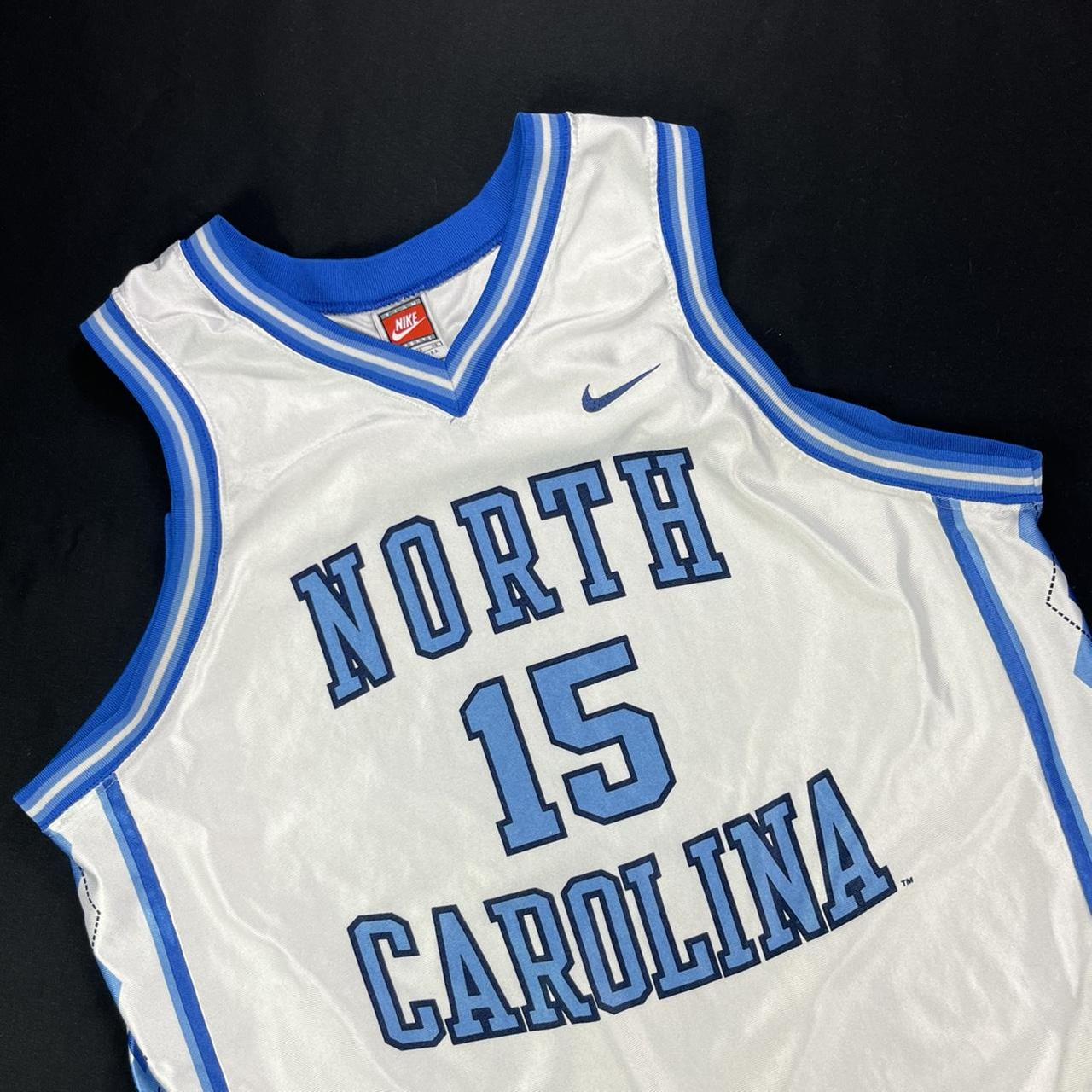 North Carolina Basketball Tee Nice Graphic On Front - Depop