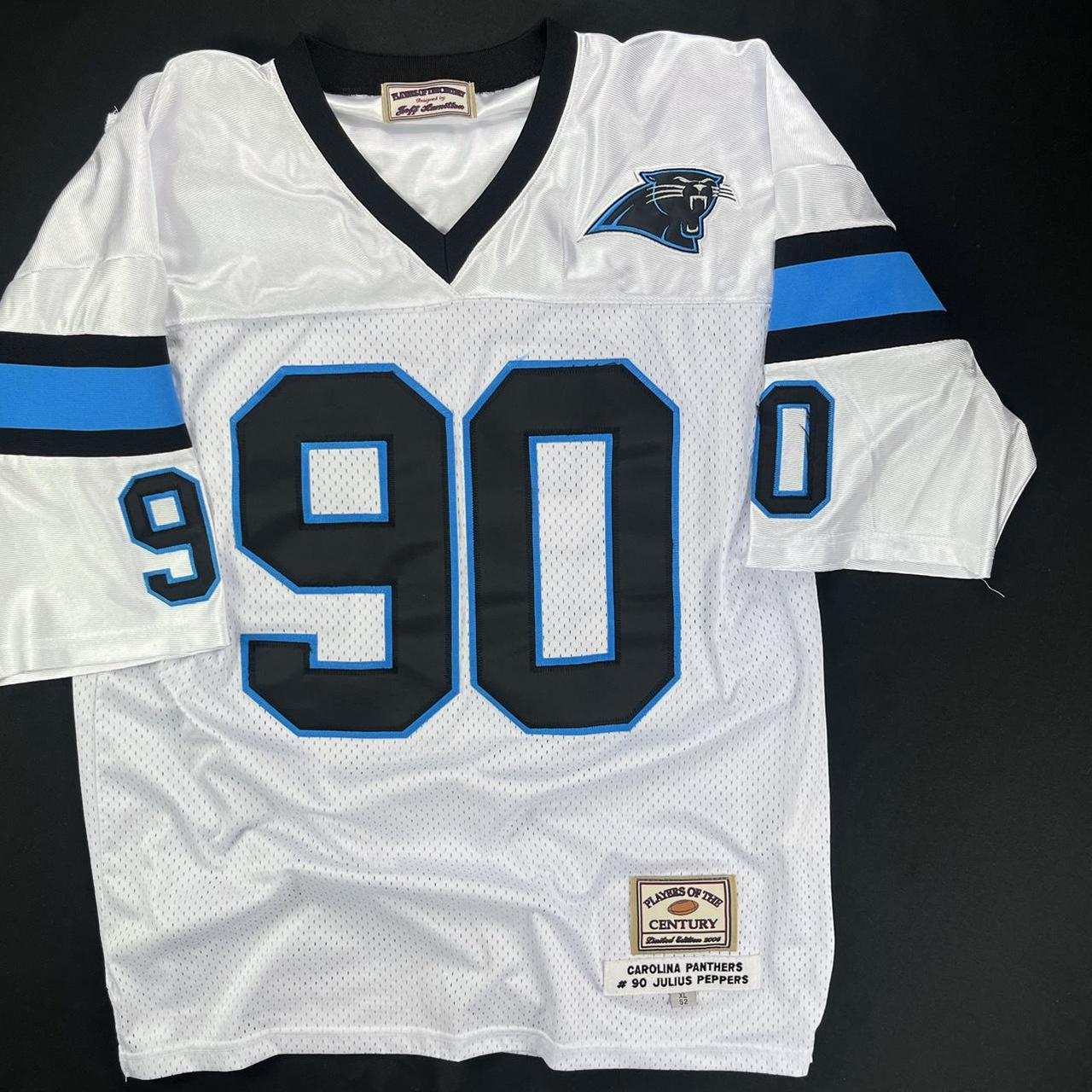 Vintage NFL Julius Peppers Carolina Panthers Reebok - Depop