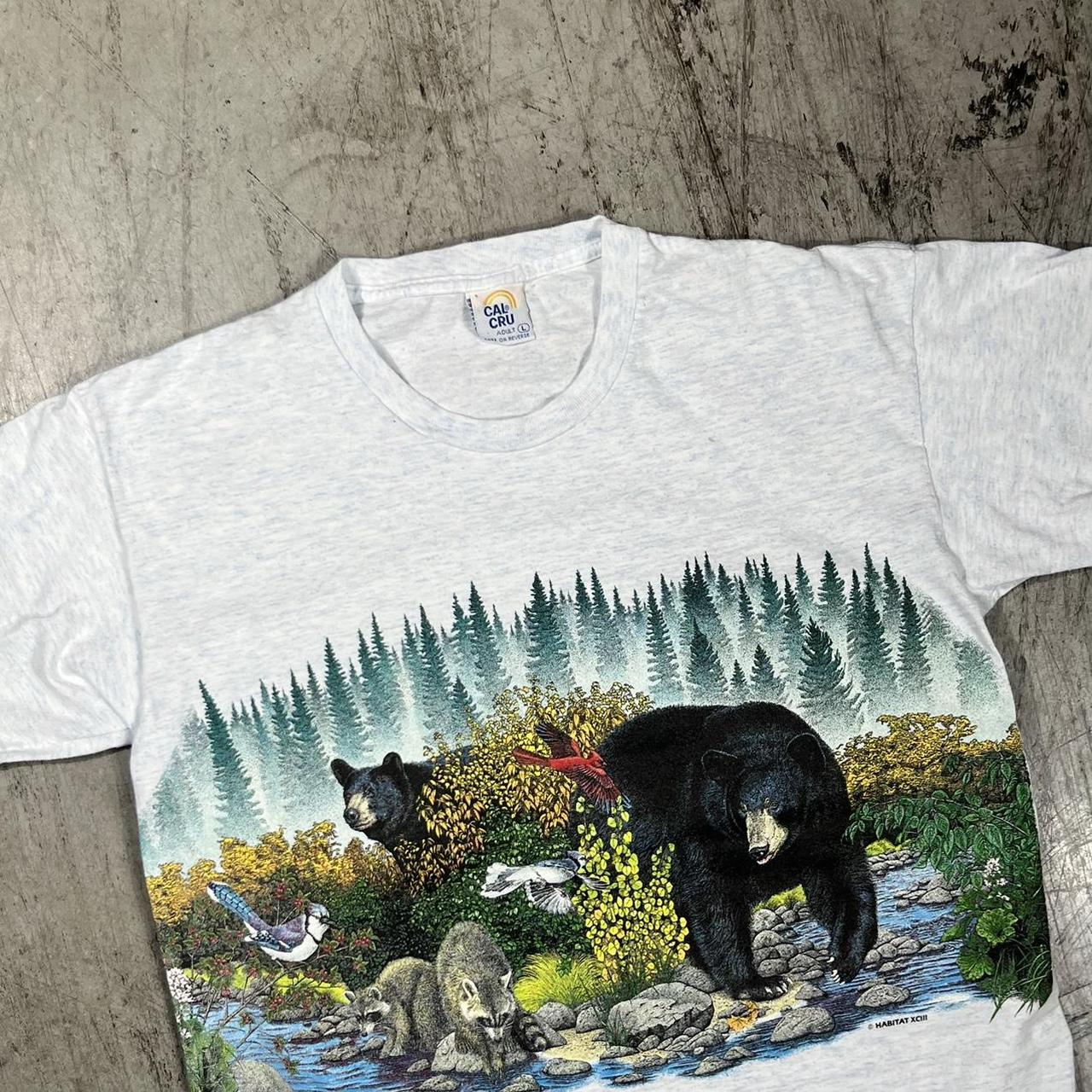 90s WILDLIFE HABITAT ALL AROUND GRAPHIC... - Depop