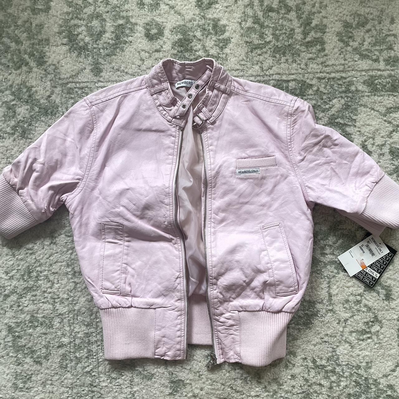 Pink members only jacket best sale