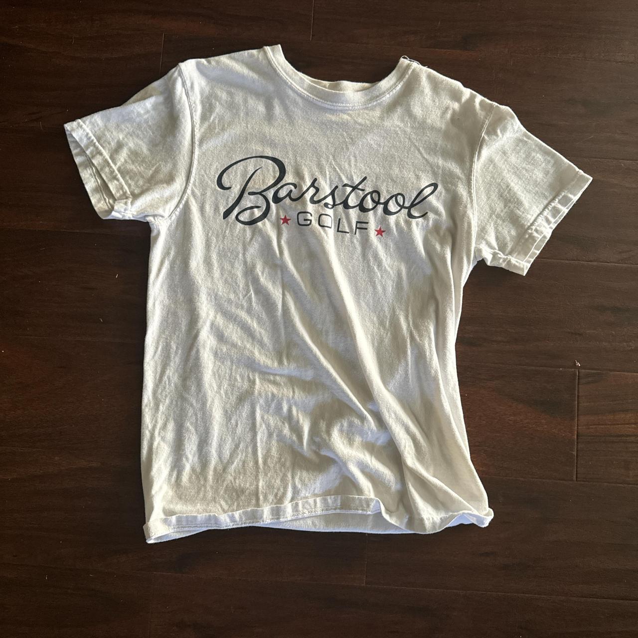 Barstool Golf white t shirt #golf size medium fits Depop