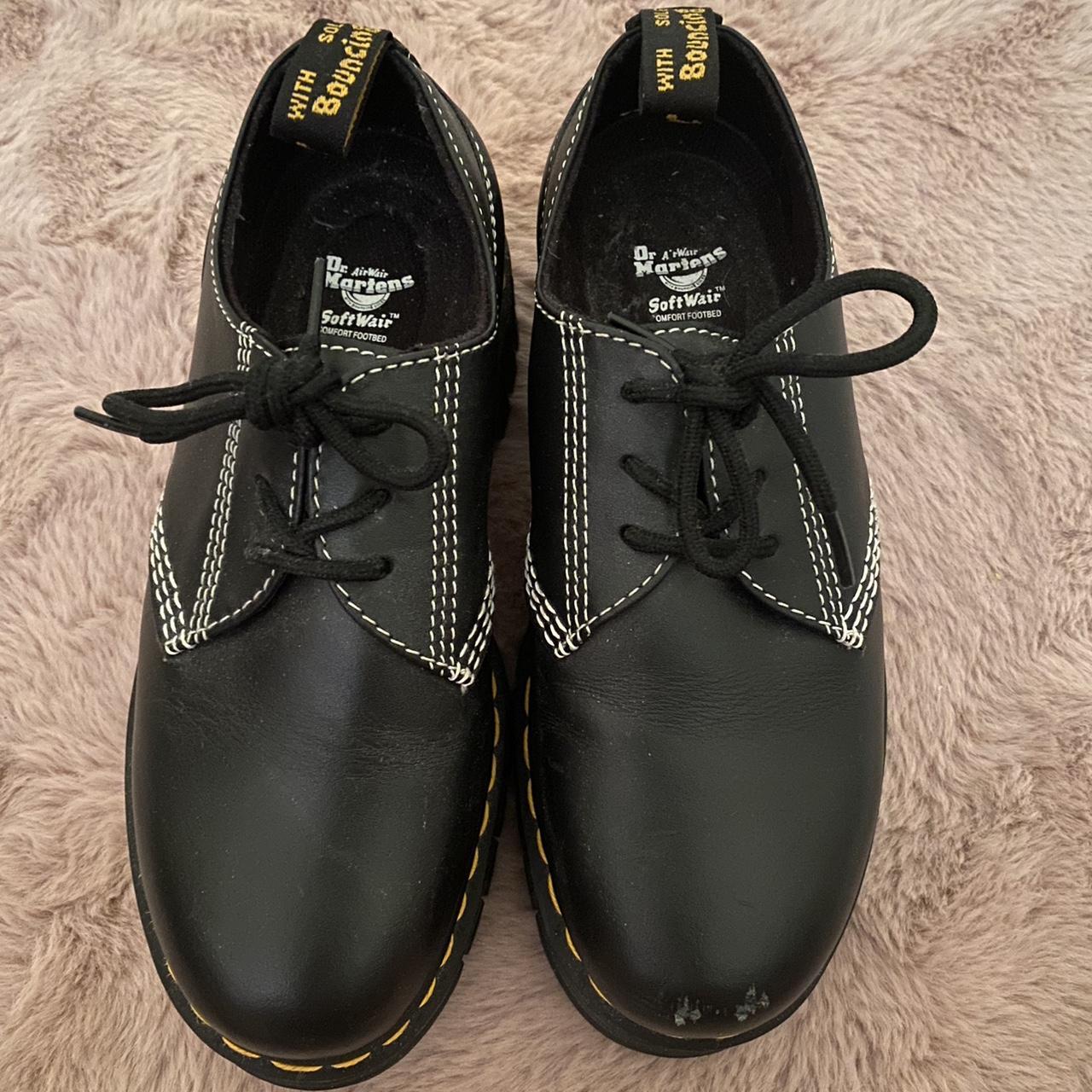 Dr Martens platform shoes size Small scuff on Depop