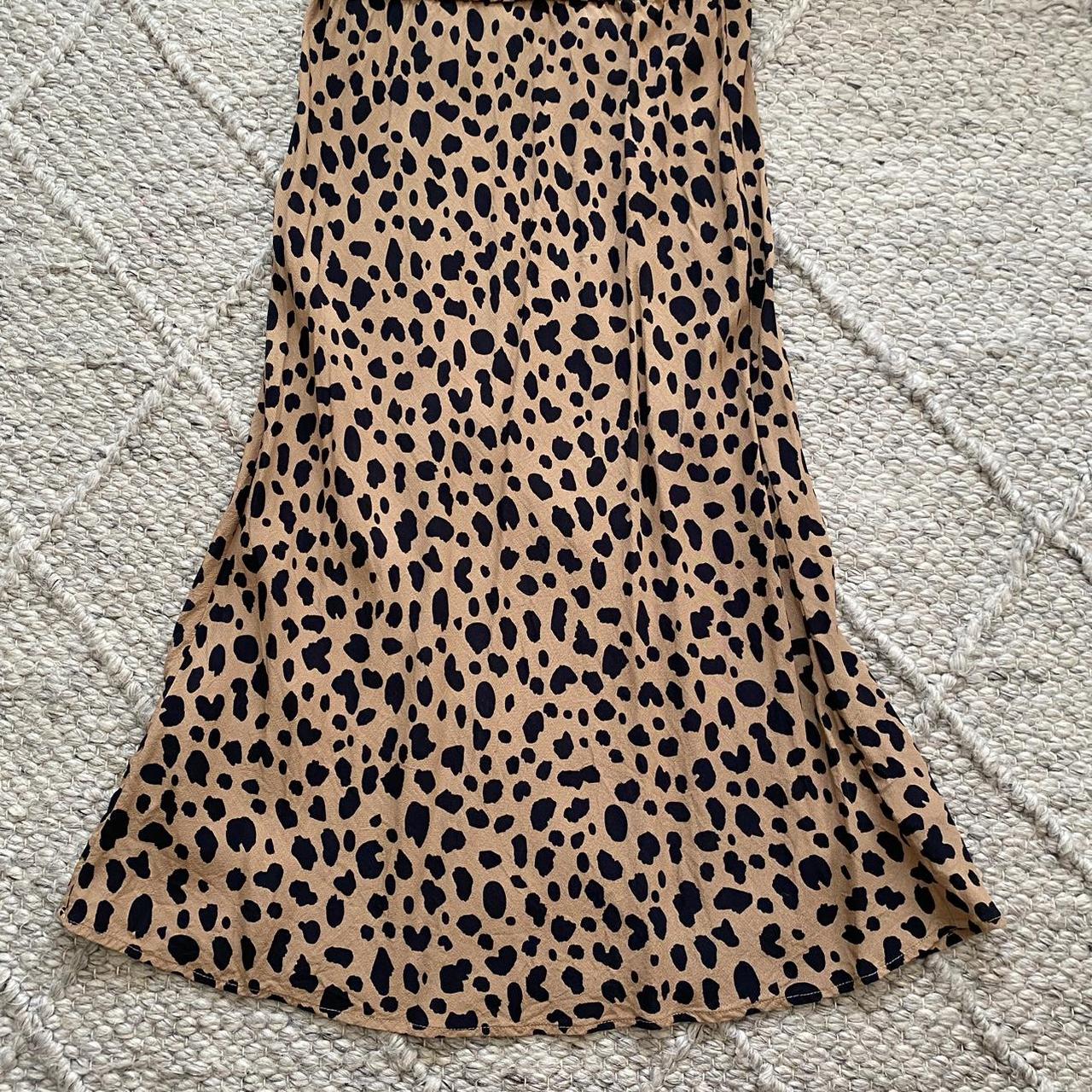 Cheetah midi skirt xs best sale