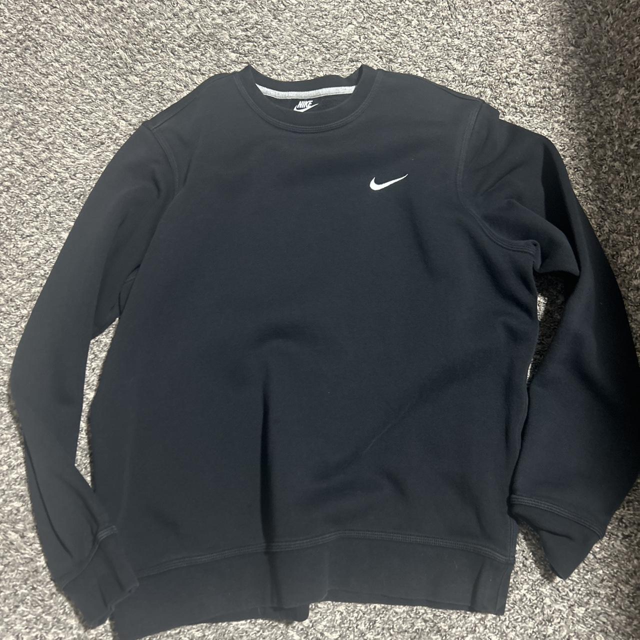 mens black nike crewneck sweatshirt