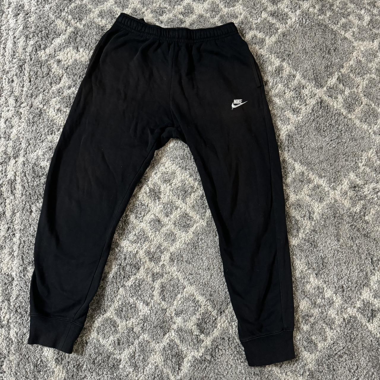 mens nike sweatpants black