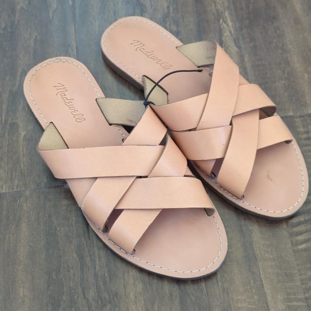 Madewell boardwalk woven slide shops