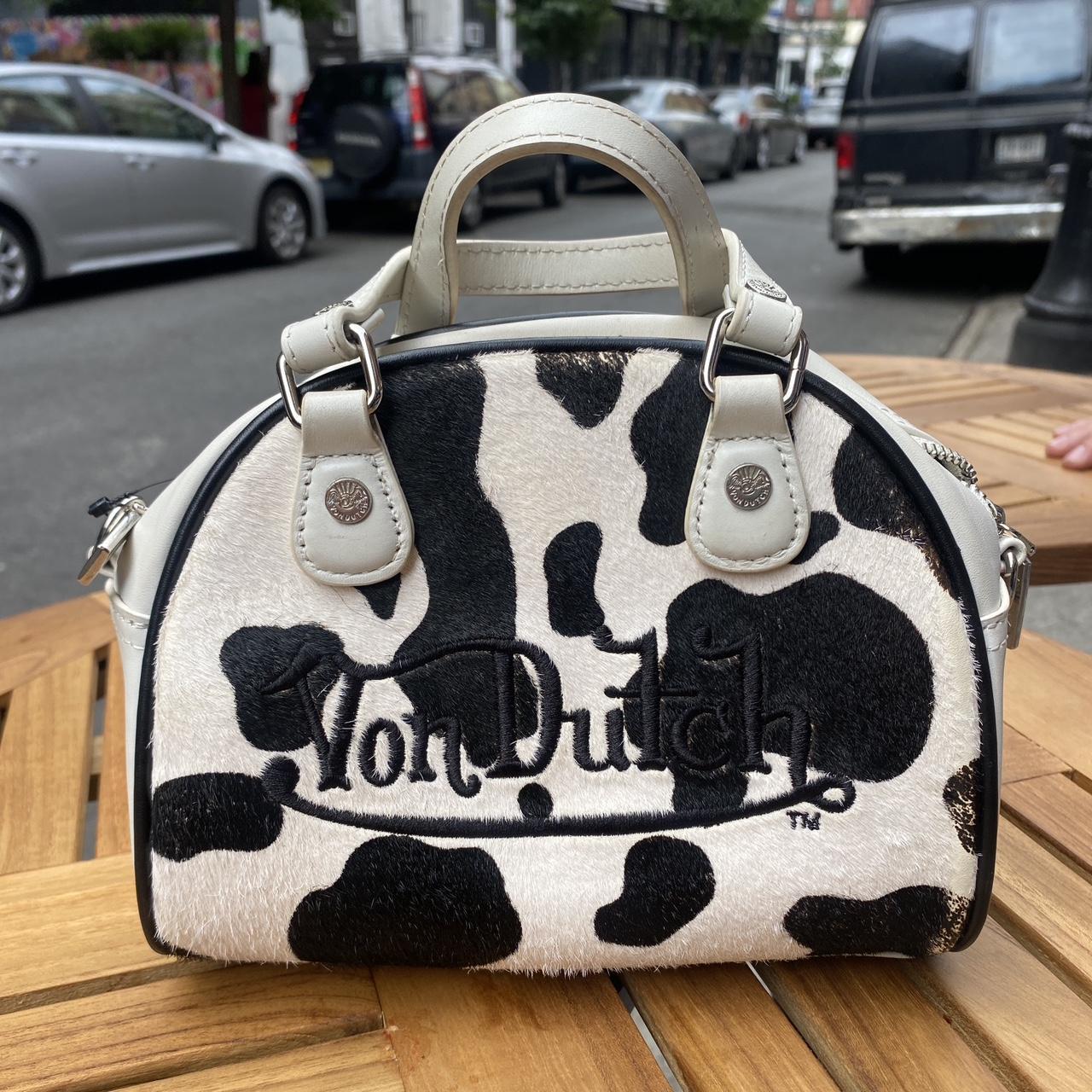 Von dutch cow print bag sale