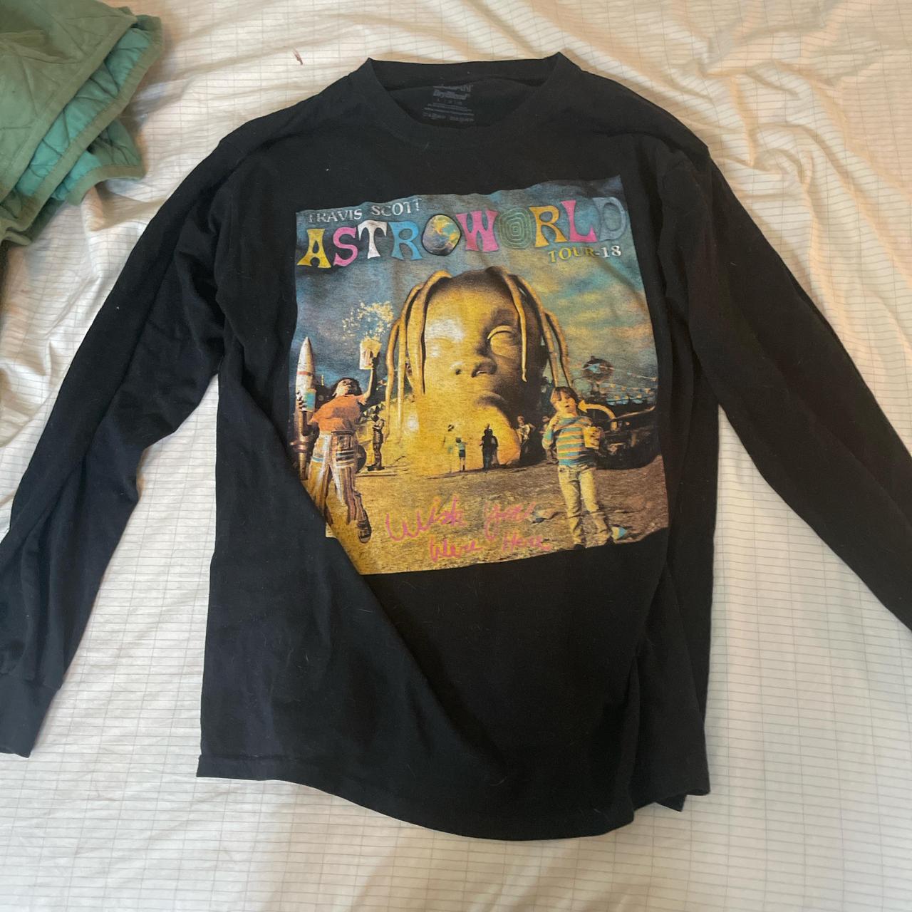 Travis Scott AstroWorld concert cheapest long sleeve