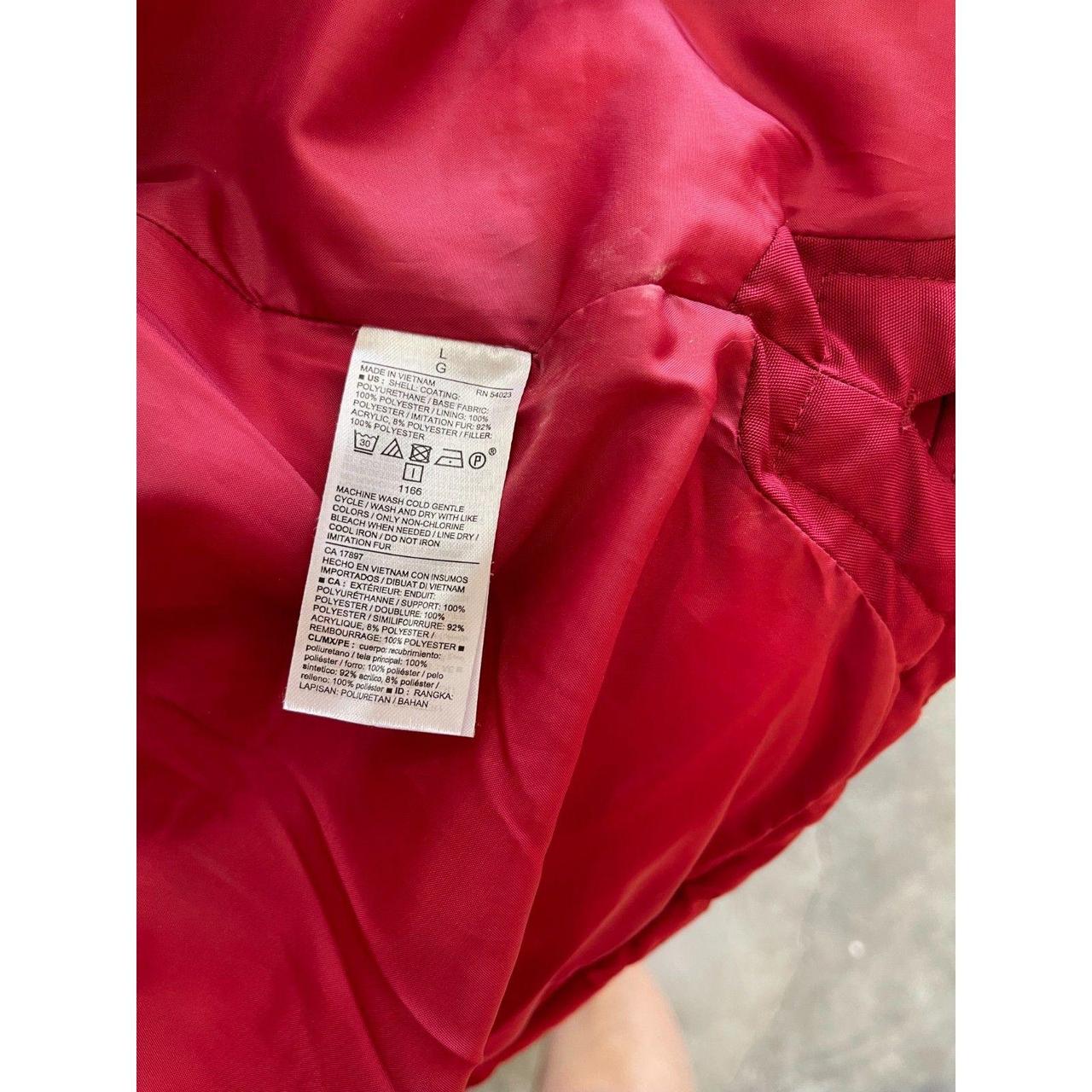 Old Navy Women's Puffer Jacket - Red/Brown - L – … - image 7