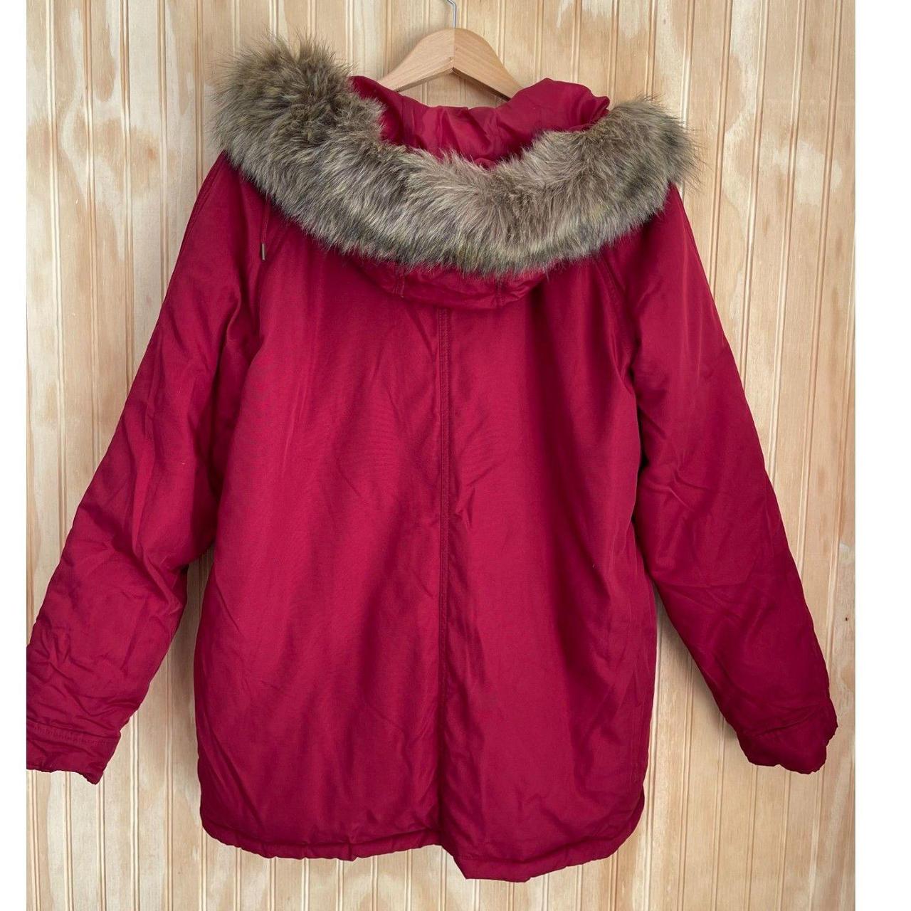 Old Navy Women's Puffer Jacket - Red/Brown - L – … - image 1