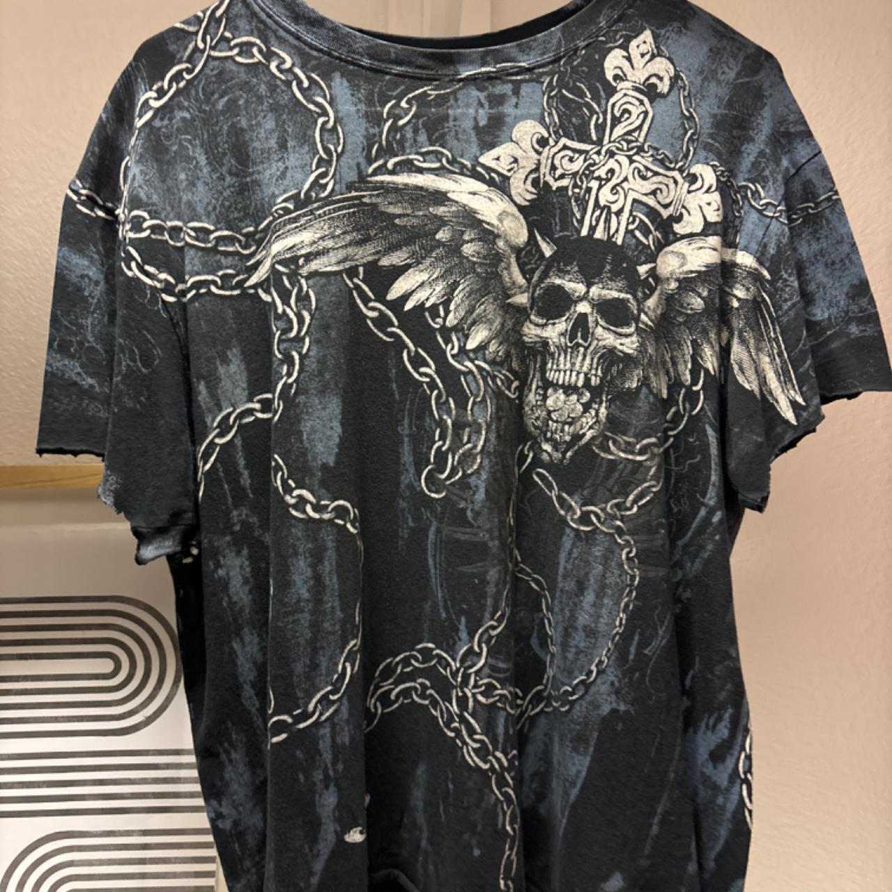トップス affliction mma elite tapout Vintage Y2K MMA Elite Affliction Tap Out Long Sleeve Shirt