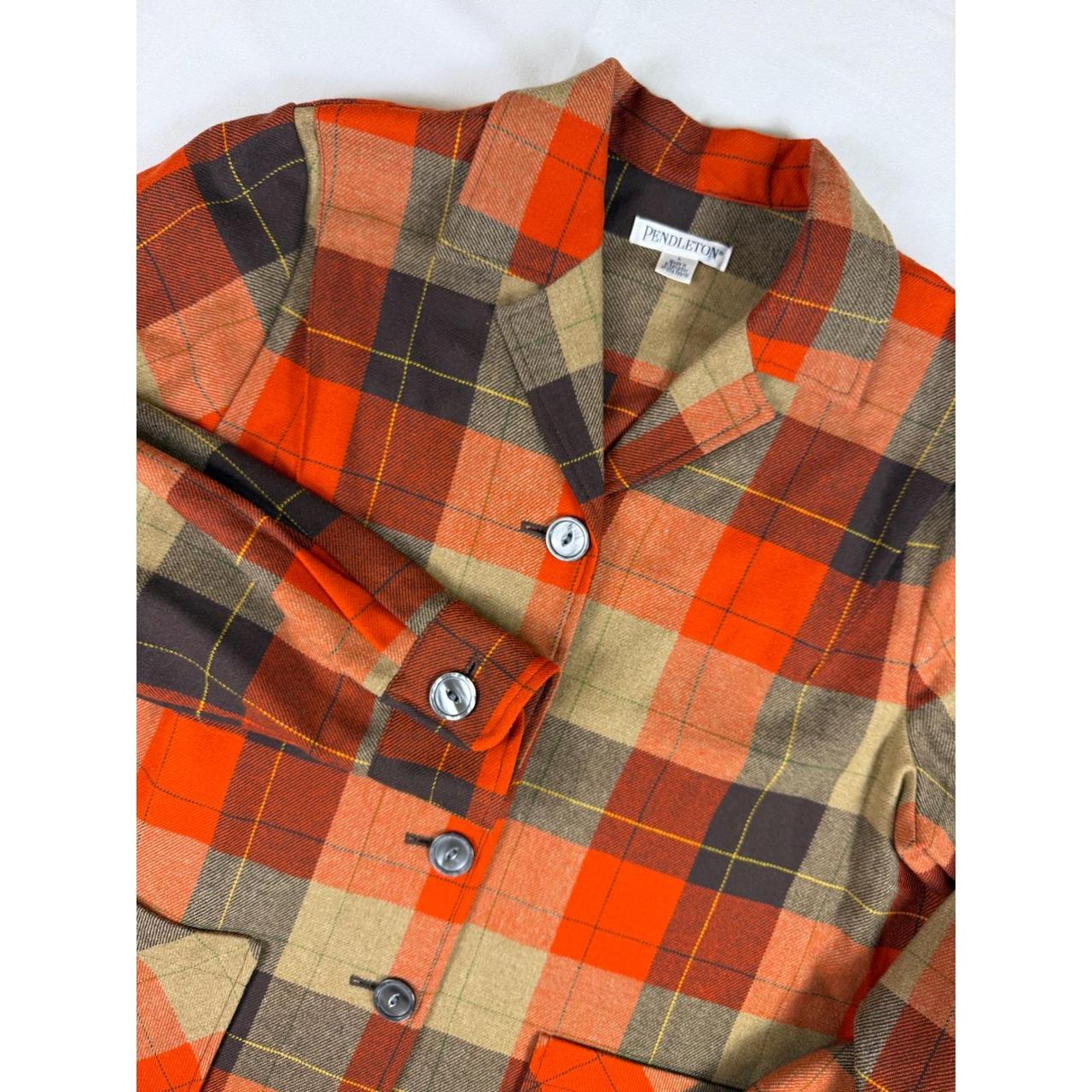 Pendleton Women's Lightweight Jacket - Orange/Bro… - image 2