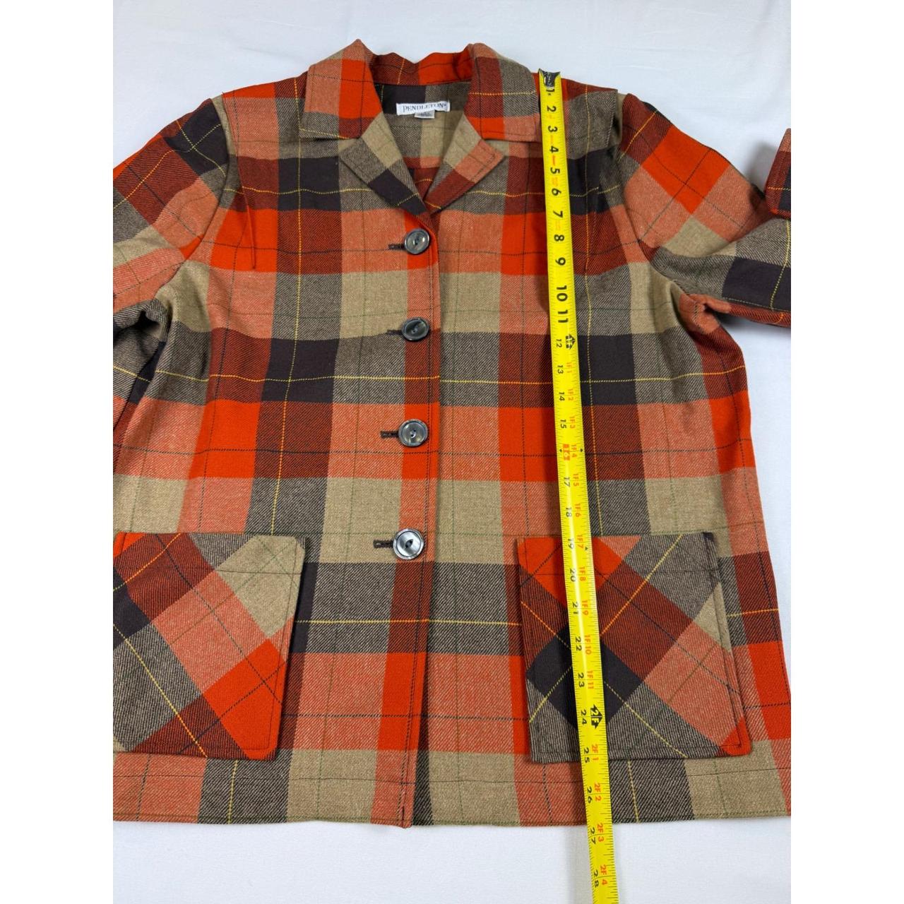 Pendleton Women's Lightweight Jacket - Orange/Bro… - image 3