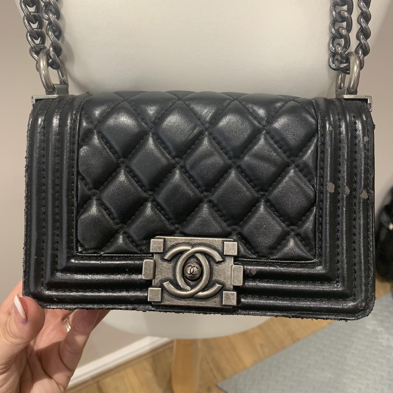 Mini Chanel bag, used many times but still in good... - Depop