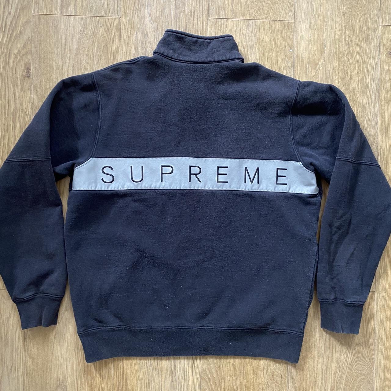 Supreme 1/4 Zip Sweatshirt , Mid 2000’s black...